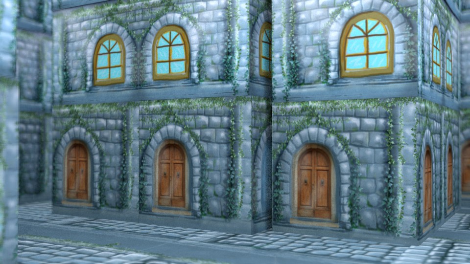 A walk in old stone city street preview image 1